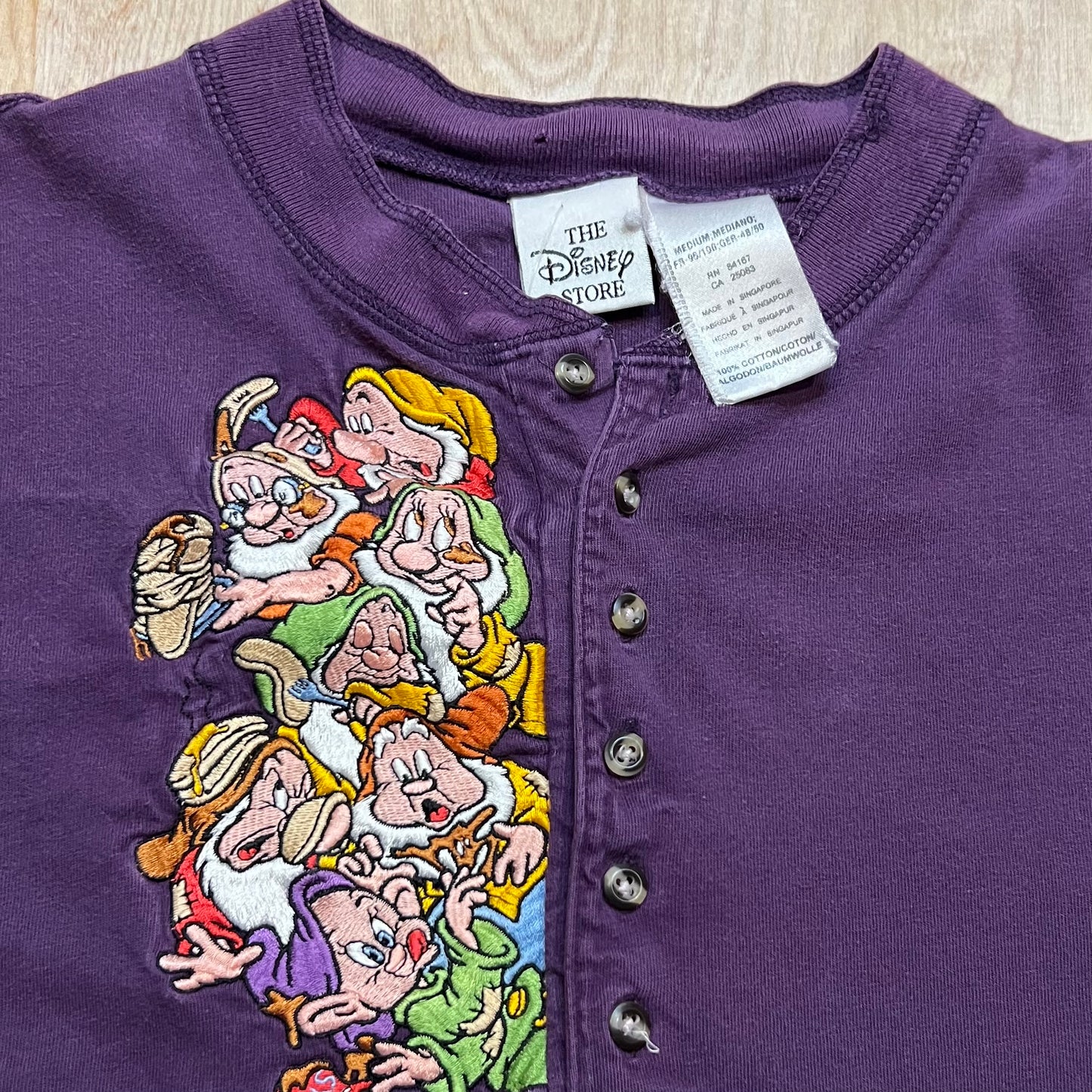 Vintage Disney Seven Dwarves Long Sleeve Shirt