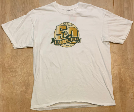 2007 Lambeau Field 50 Year Anniversary T-Shirt