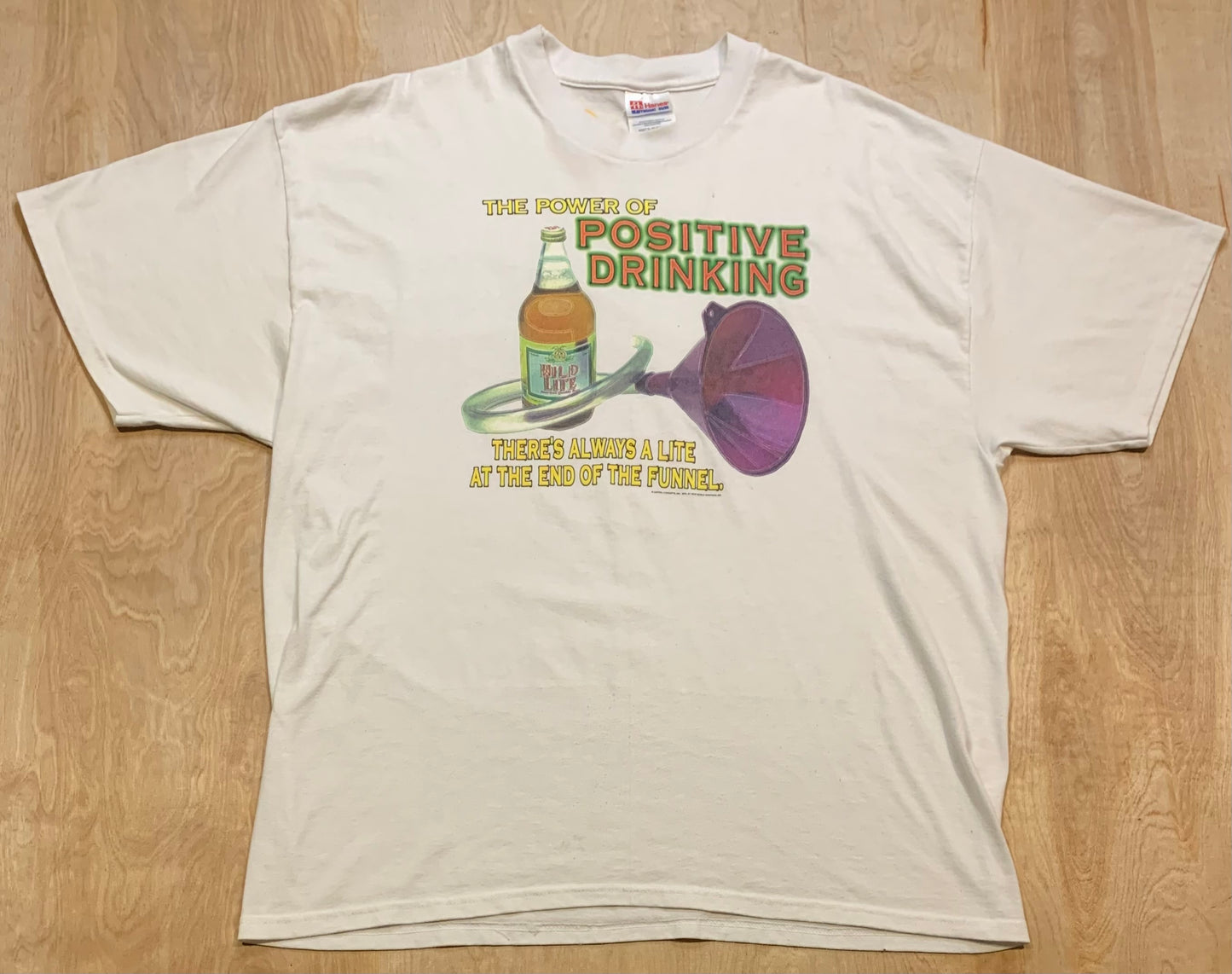 90's The Power Of Positive Drinking T-Shirt