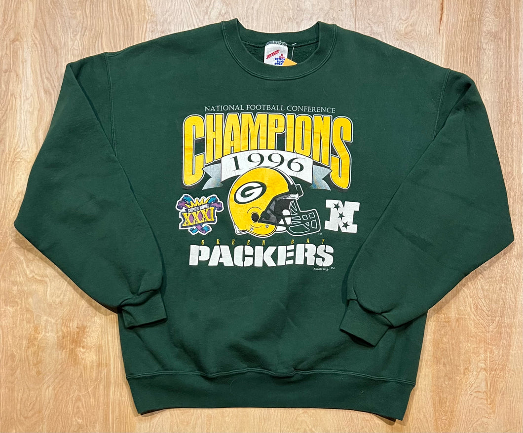 1996 Green Bay Packers Super Bowl Champions Crewneck