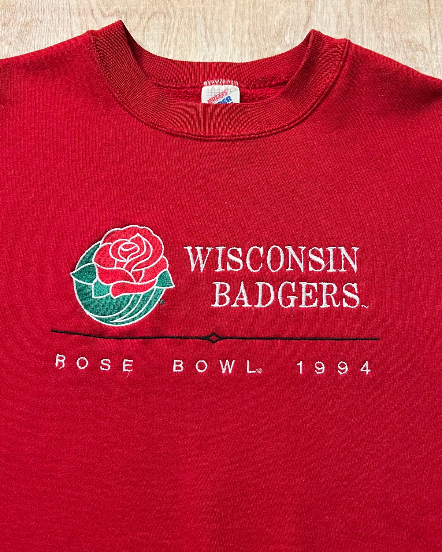 1994 Wisconsin Badgers Rose Bowl Crewneck