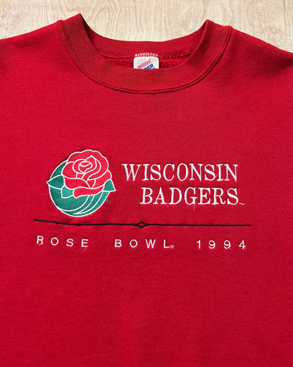 1994 Wisconsin Badgers Rose Bowl Crewneck