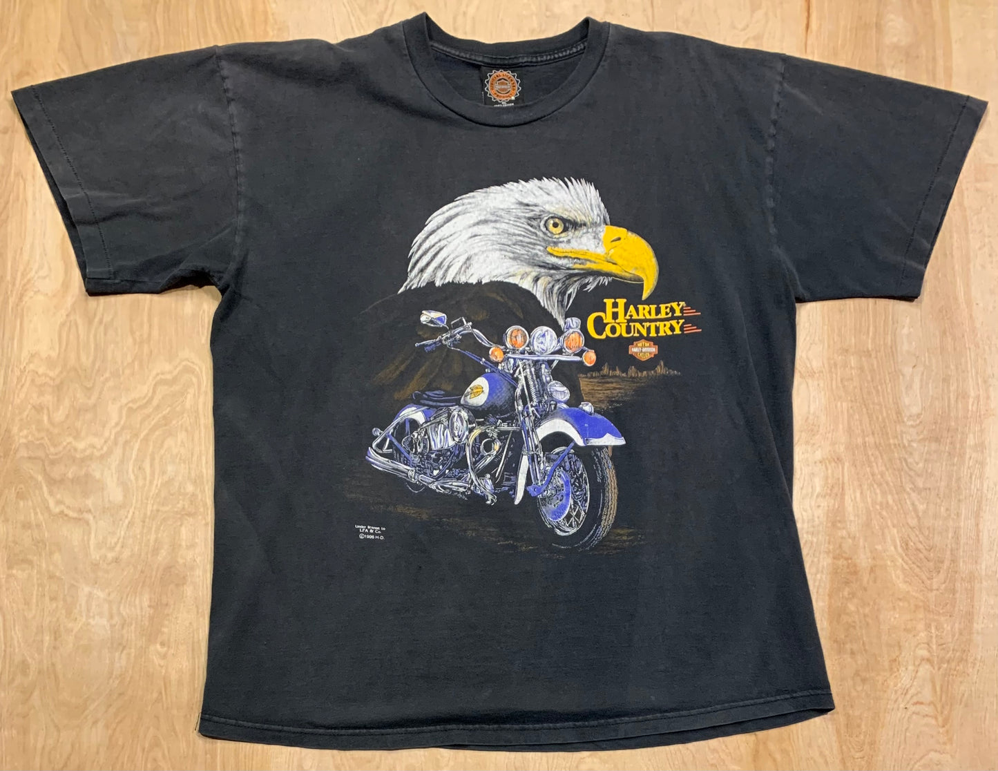 1996 Harley Davidson "Harley Country" Single Stitch T-Shirt