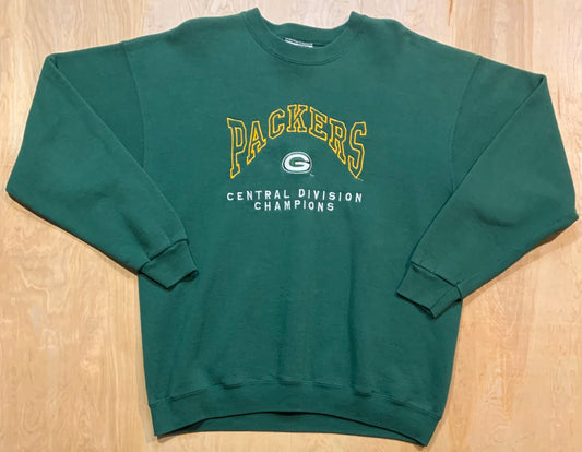 Vintage Green Bay Packers Central Division Champions Crewneck