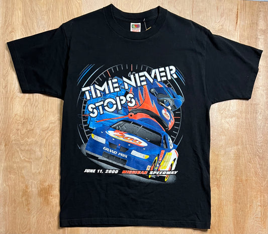 2000 Nascar "Time Never Stops" Michigan Speedway Deadstock T-Shirt