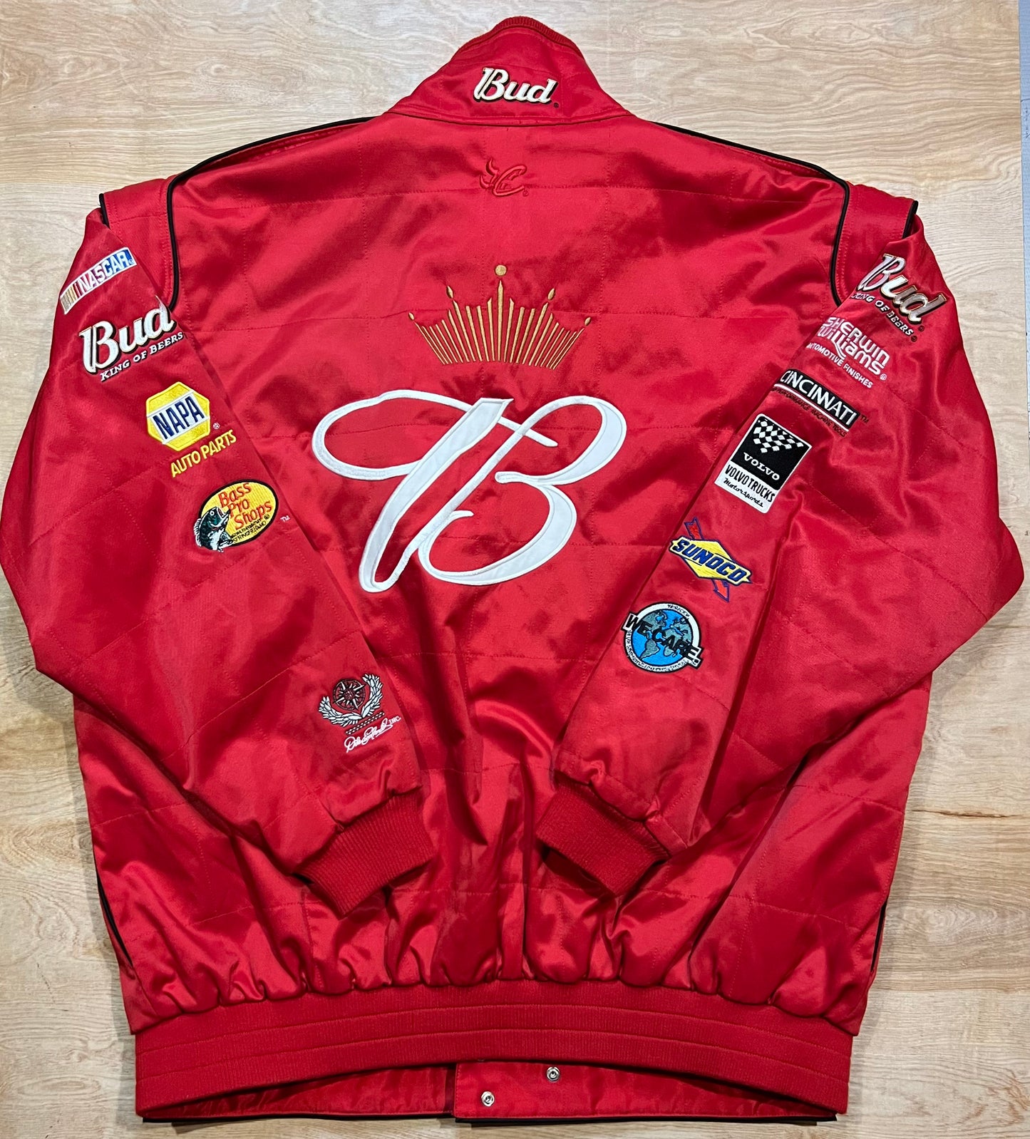 Vintage Bud King of Beers Dale Earnhardt Jr Racing Jacket