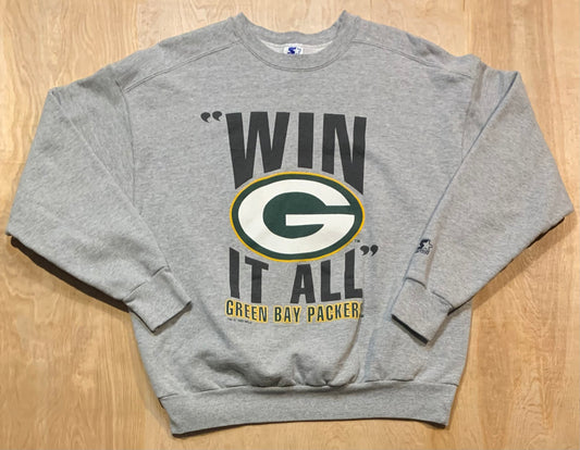 1995 "Win It All" Green Bay Packers Crewneck