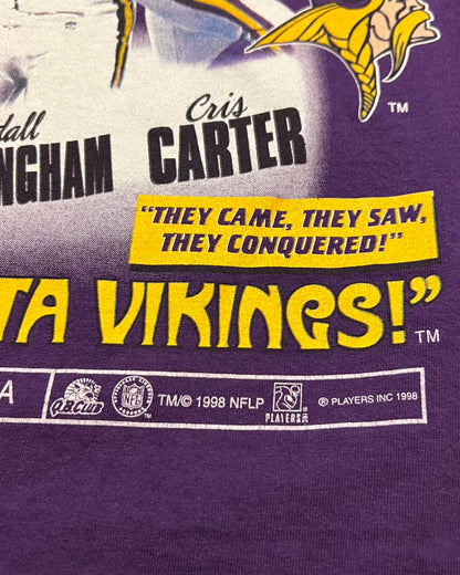1998 "The Men in Purple" Minnesota Vikings T-Shirt