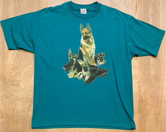 90's German Shepard and Puppies T-Shirt