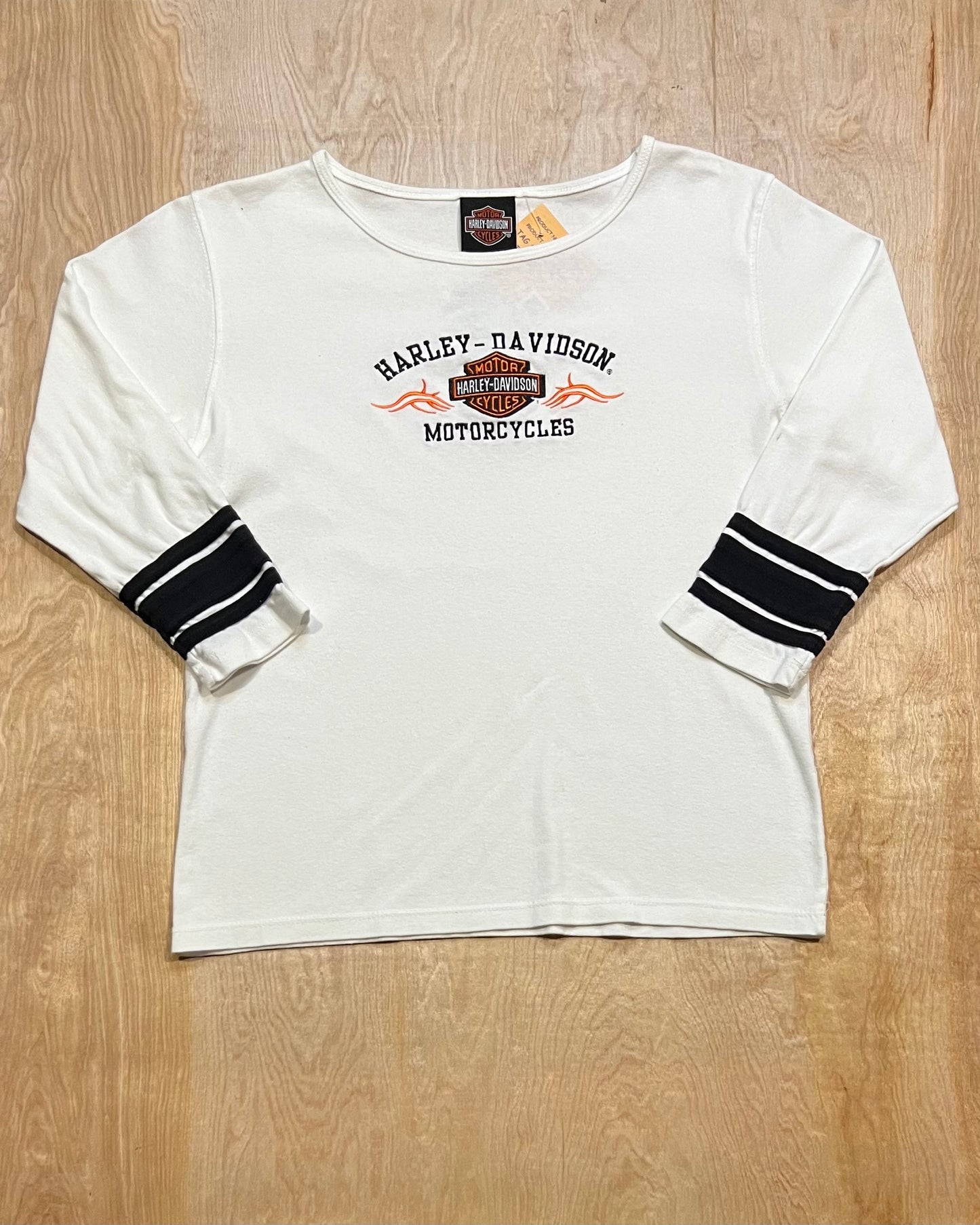 Classic Harley Davidson Womens Long Sleeve Shirt