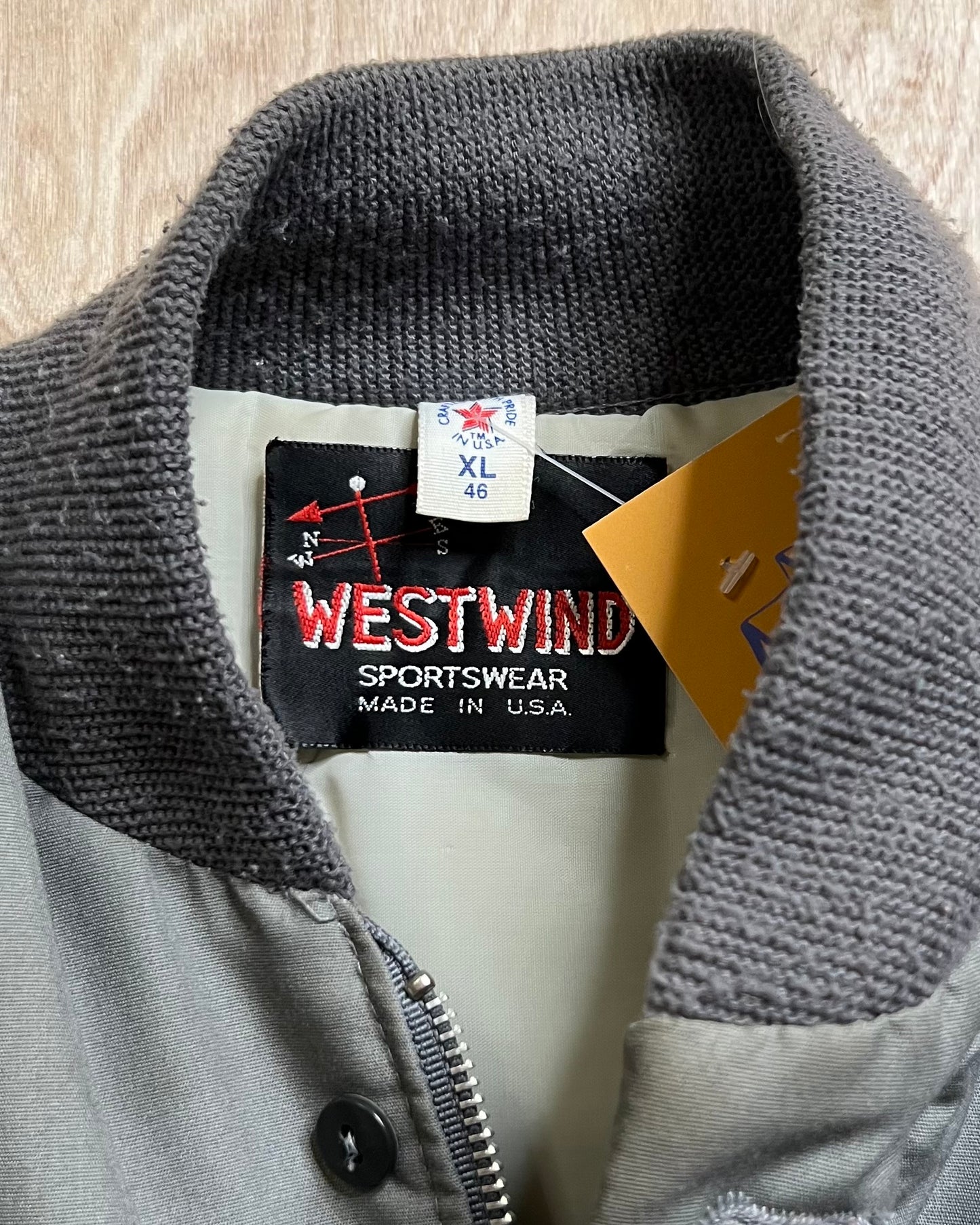 True Vintage Westwind Sportswear Puffer Bomber Jacket