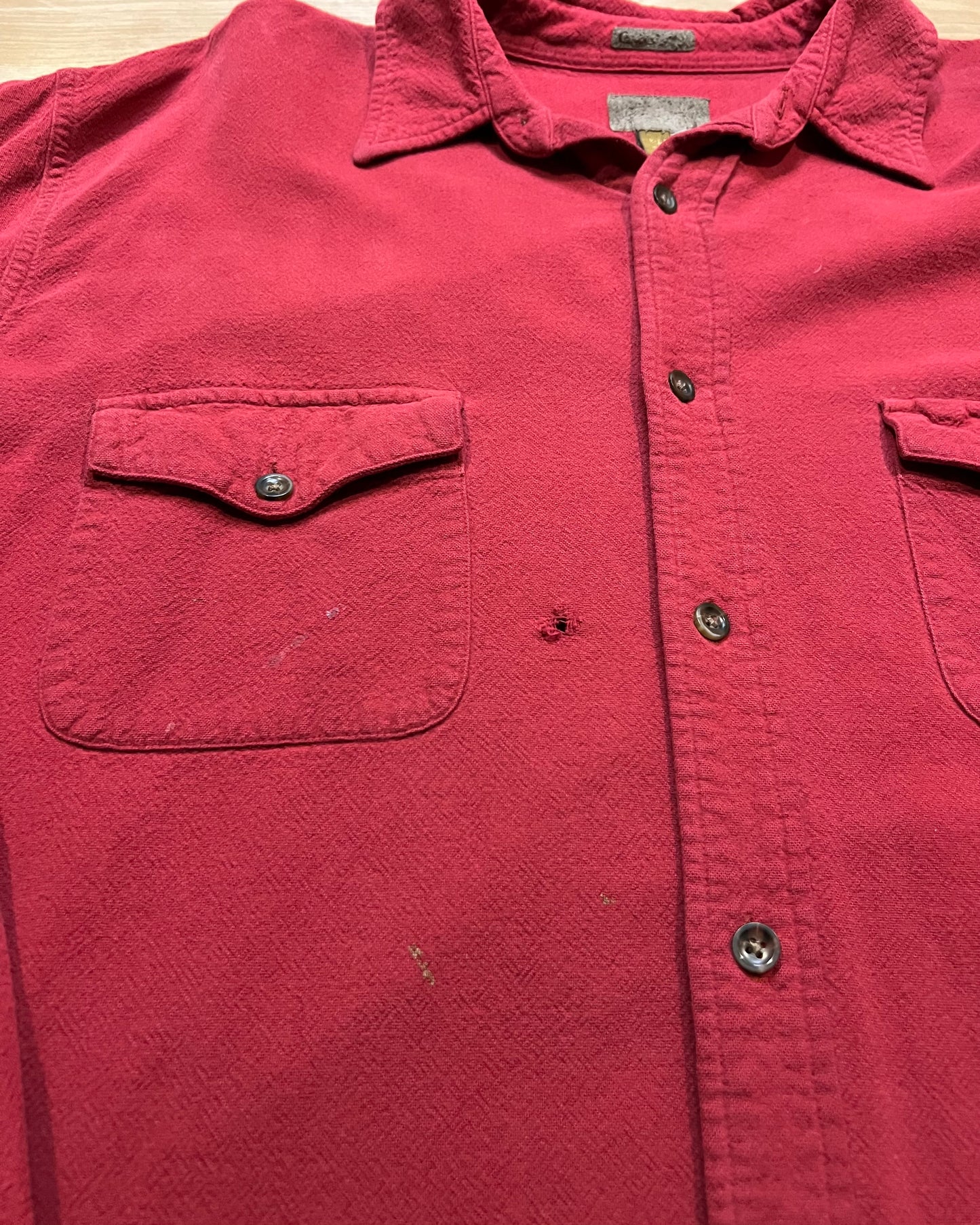 Distressed St Johns Bay Red Flannel