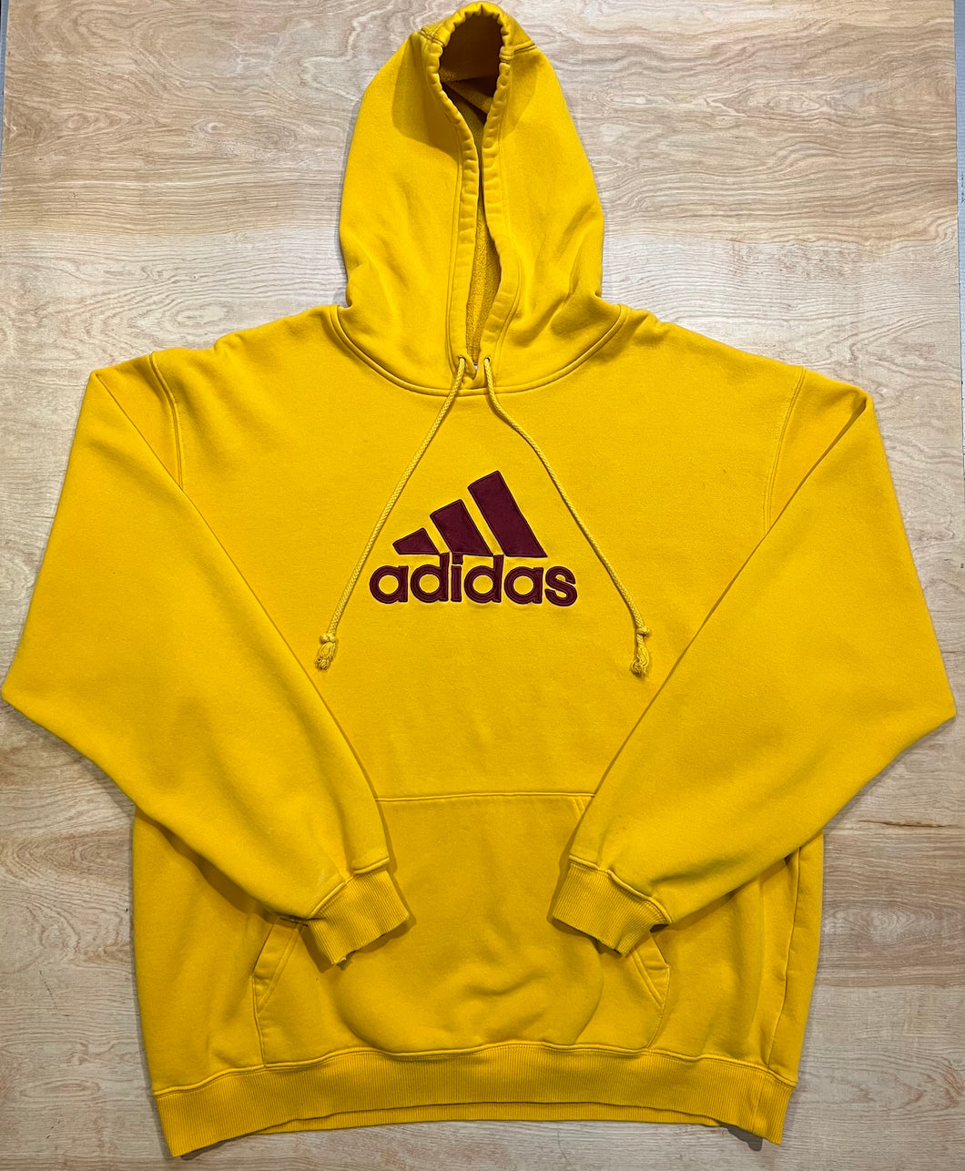 Y2K Yellow Adidas Hoodie