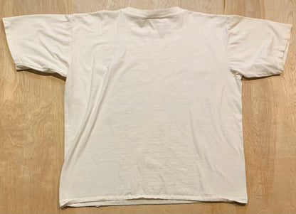 90's University of Notre Dame White T-Shirt