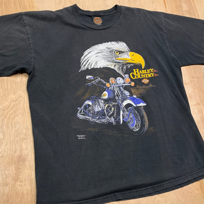 1996 Harley Davidson "Harley Country" Single Stitch T-Shirt