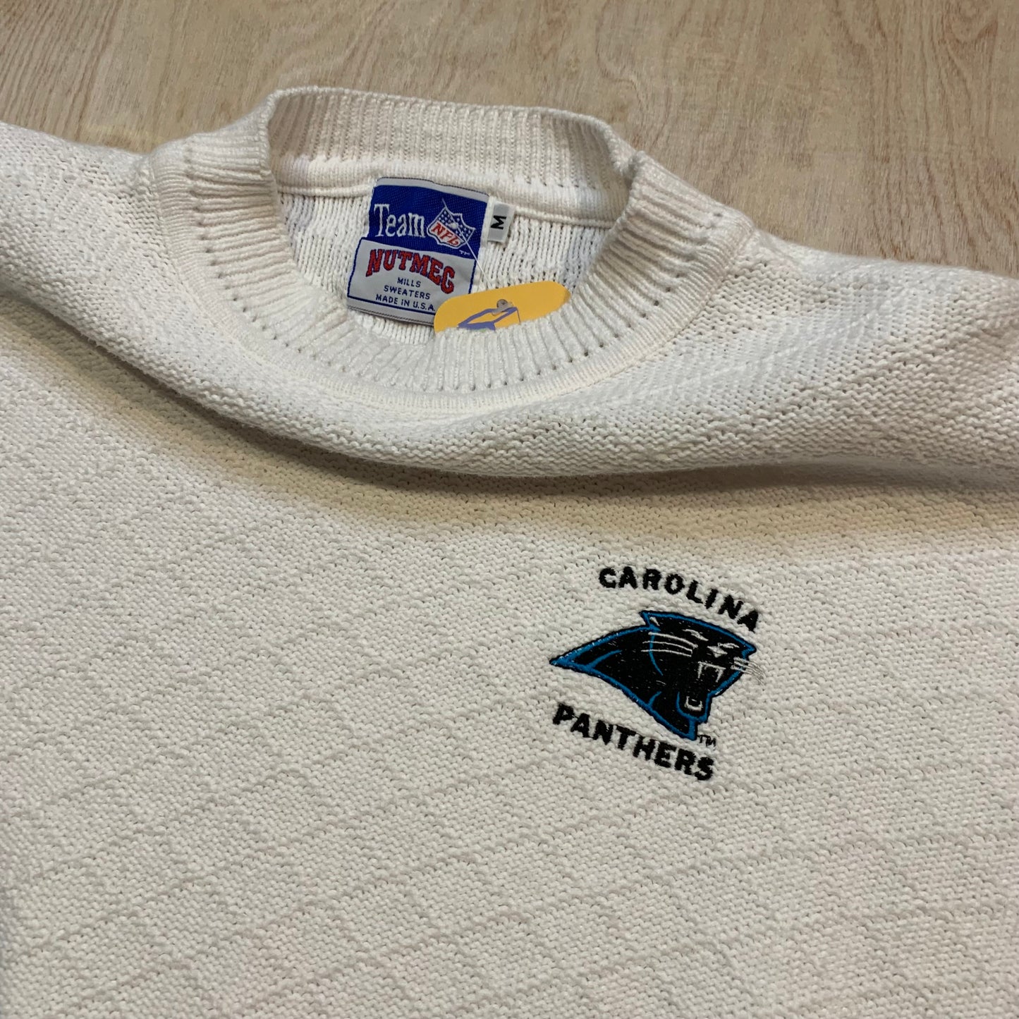 90's Carolina Panthers Nut Meg Sweater