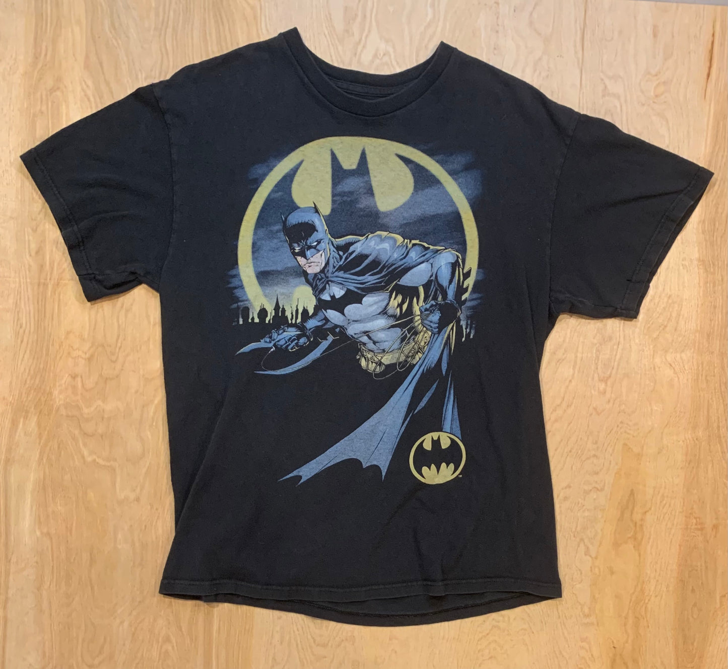 Faded Batman Graphic T-shirt