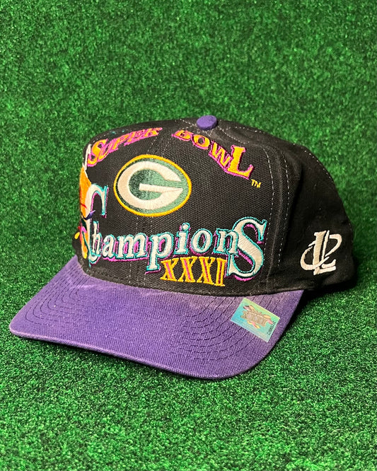 Vintage Green Bay Packers Super Bowl Champions Logo Athletics Hat