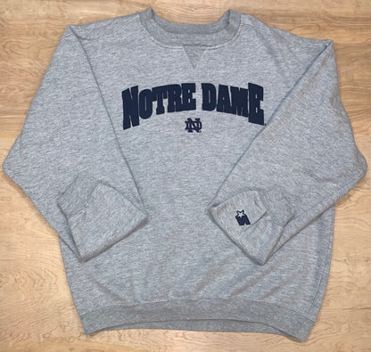 Notre Dame Grey Crewneck