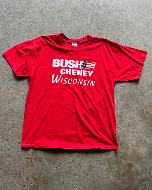 2000's Bush x Cheney Wisconsin Campaign T-Shirt