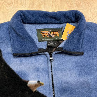 Vintage Trailcrest Bald Eagles Full Zip Heavy Fleece