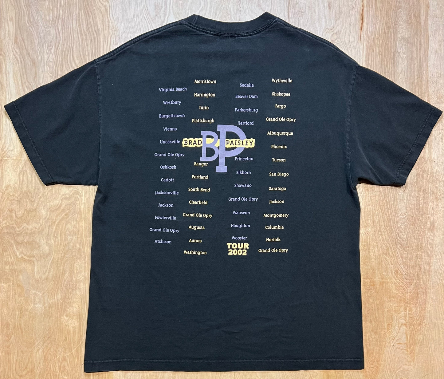 2002 Brad Paisley Tour T-Shirt