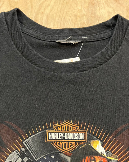 Harley Davidson Lansing, Michigan Cowgirl T-Shirt