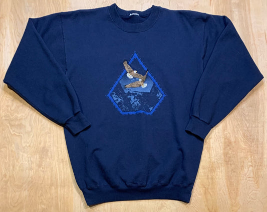 Mountains and Eagles Crewneck