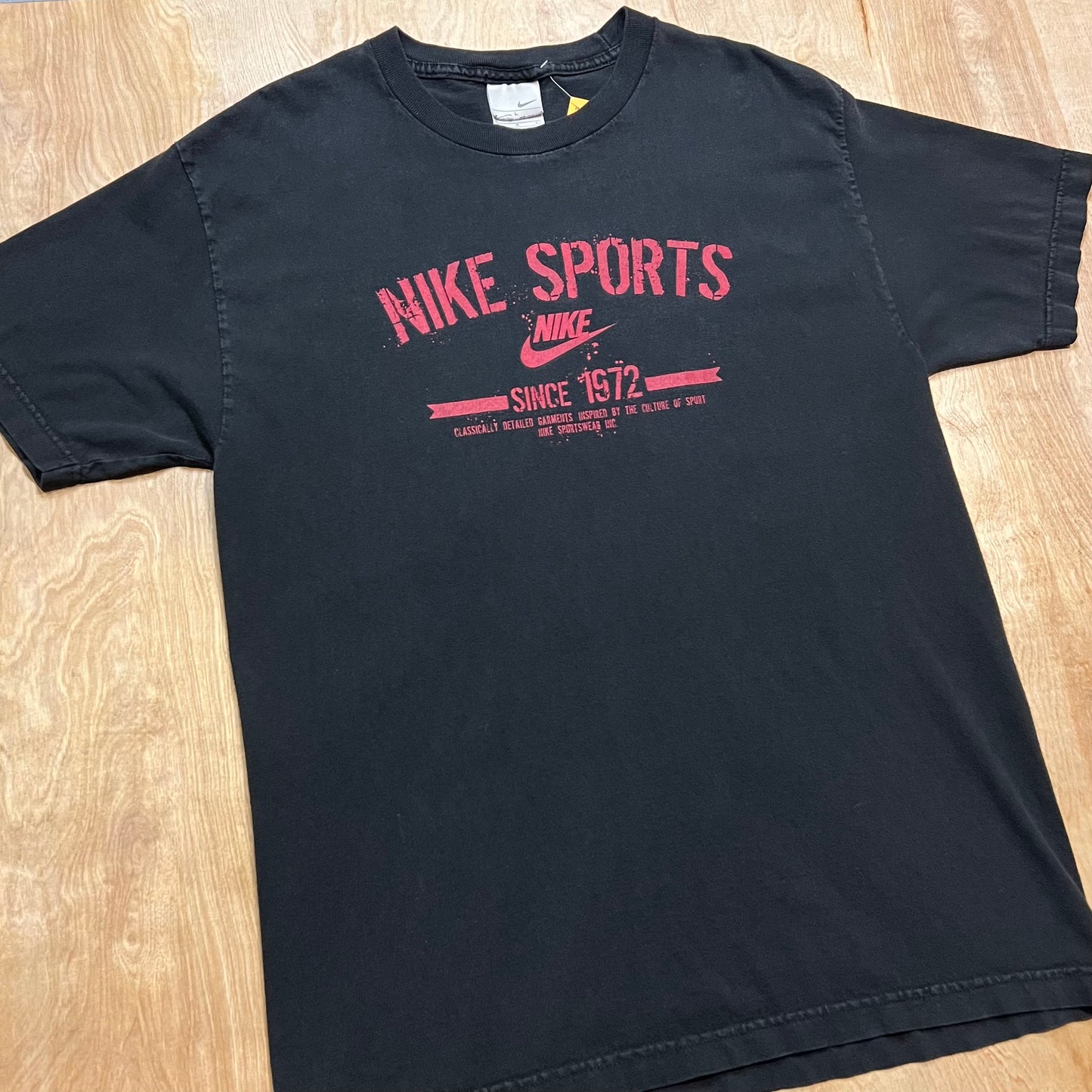 Y2K Nike Sports Silver Tag T-Shirt
