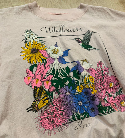 1987 Reno Wild Flowers Single Stitch T-Shirt