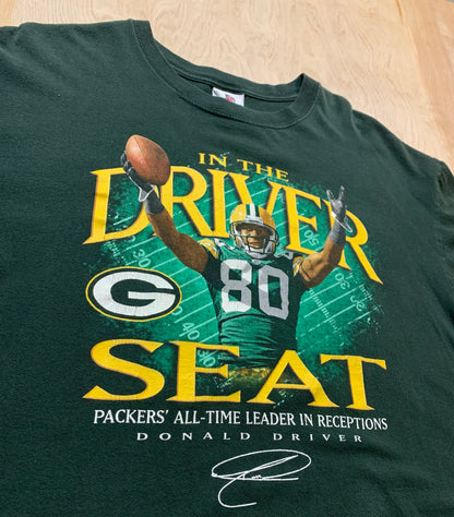 2000's "In the Drivers Seat" Donald Driver Green Bay Packers T-Shirt