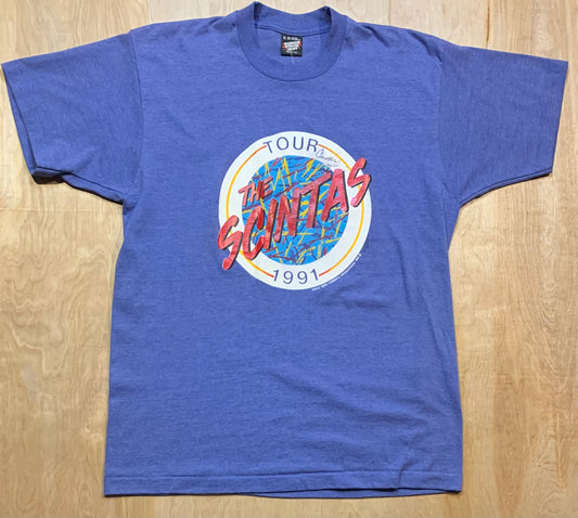 1991 Scintas Tour Single Stitch "Drug Free America Promotions" T-Shirt