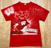 Load image into Gallery viewer, Vintage University Of Wisconsin Badgers AOP Graphic T-Shirt
