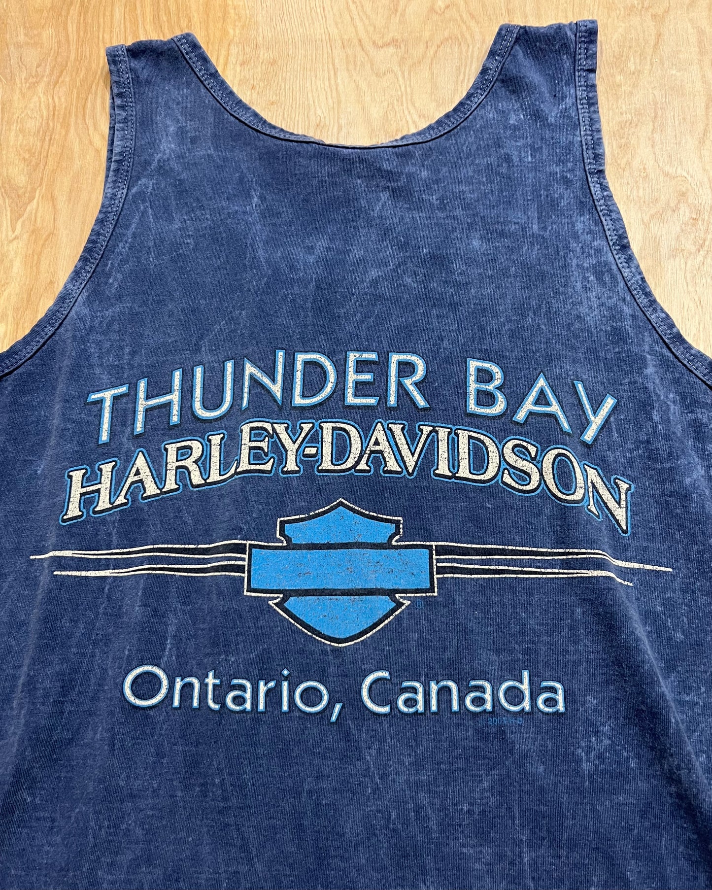 2001 Harley Davidson "Live Free" Thunder Bay Tank Top