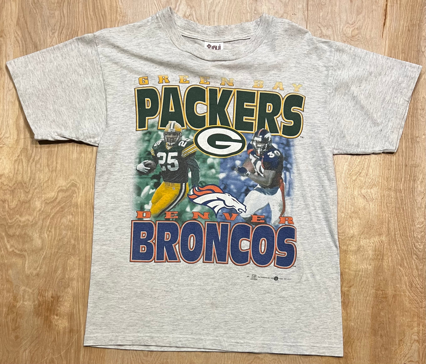 1998 Super Bowl Green Bay Packers vs Denver Broncos T-Shirt