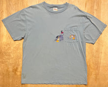 Load image into Gallery viewer, Vintage Winnie the Pooh Piglet &amp; Eeyor Pocket T-Shirt
