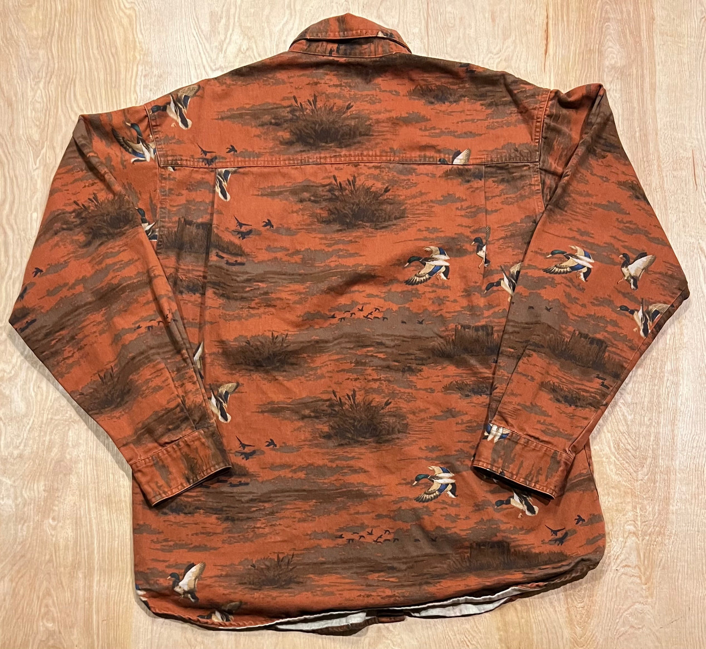 Vintage Columbia Ducks AOP Flannel