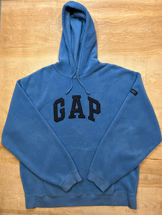 Vintage Gap Fleece Style Baby Blue Hoodie