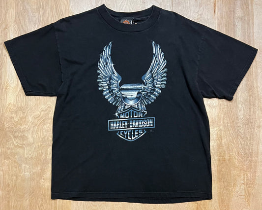 1995 Harley Davidson Engine Wings T-Shirt