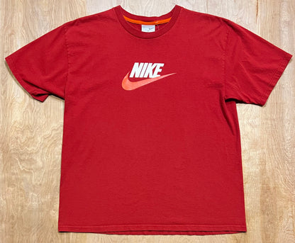 Y2K Nike Red T-Shirt