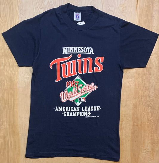 1987 Minnesota Twins World Series Champions Single Stitch T-Shirt